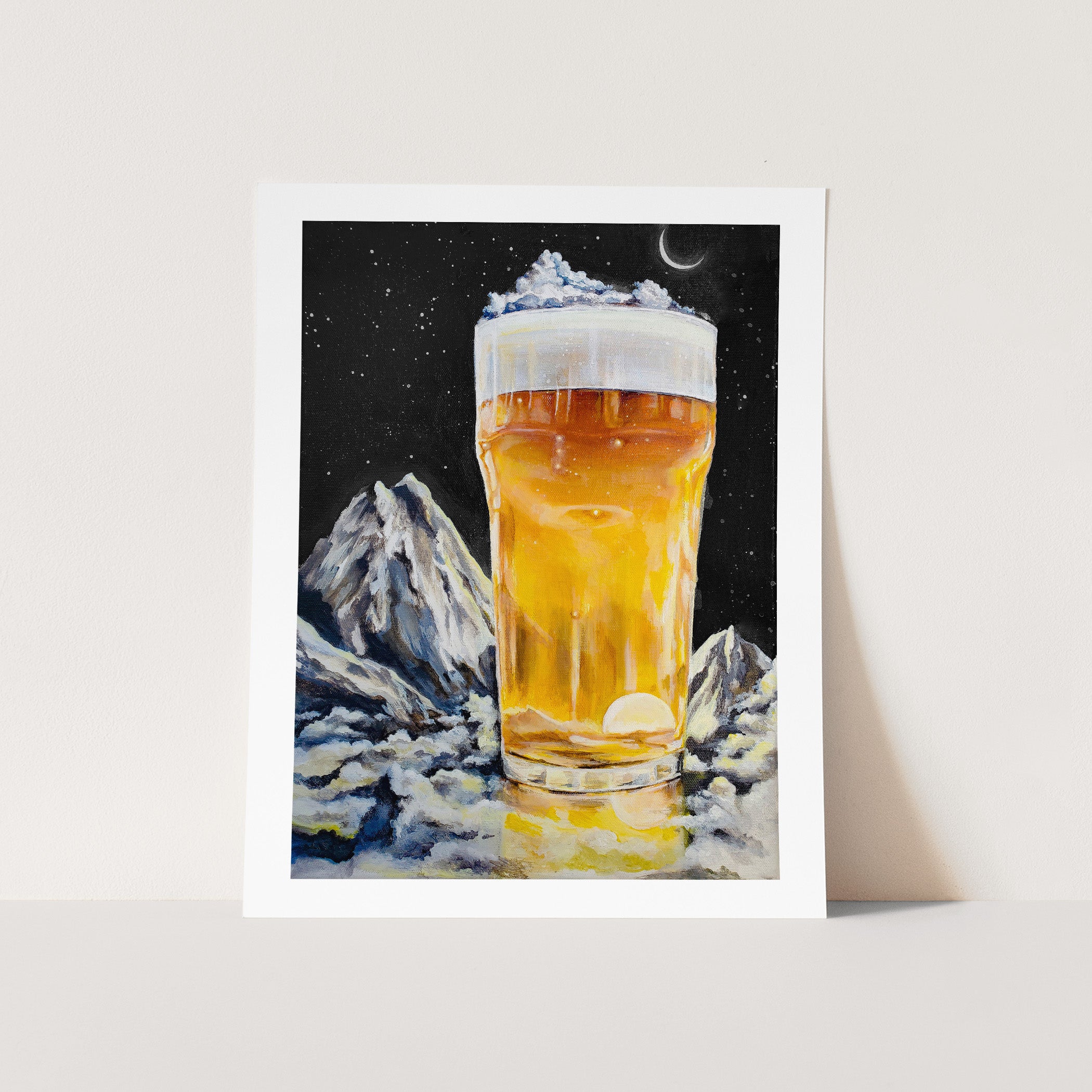 EVENING LAGER Cards and Prints