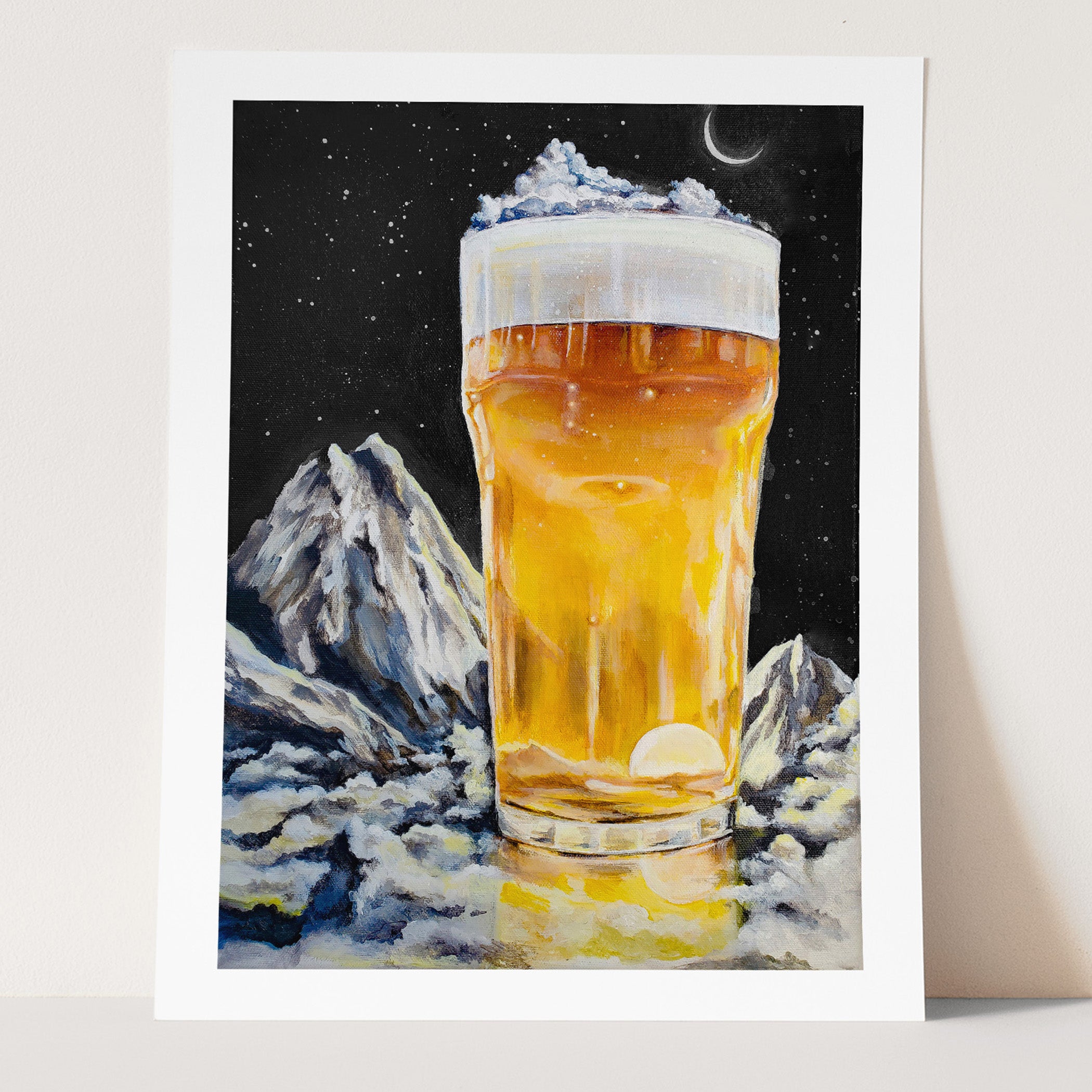 EVENING LAGER Cards and Prints