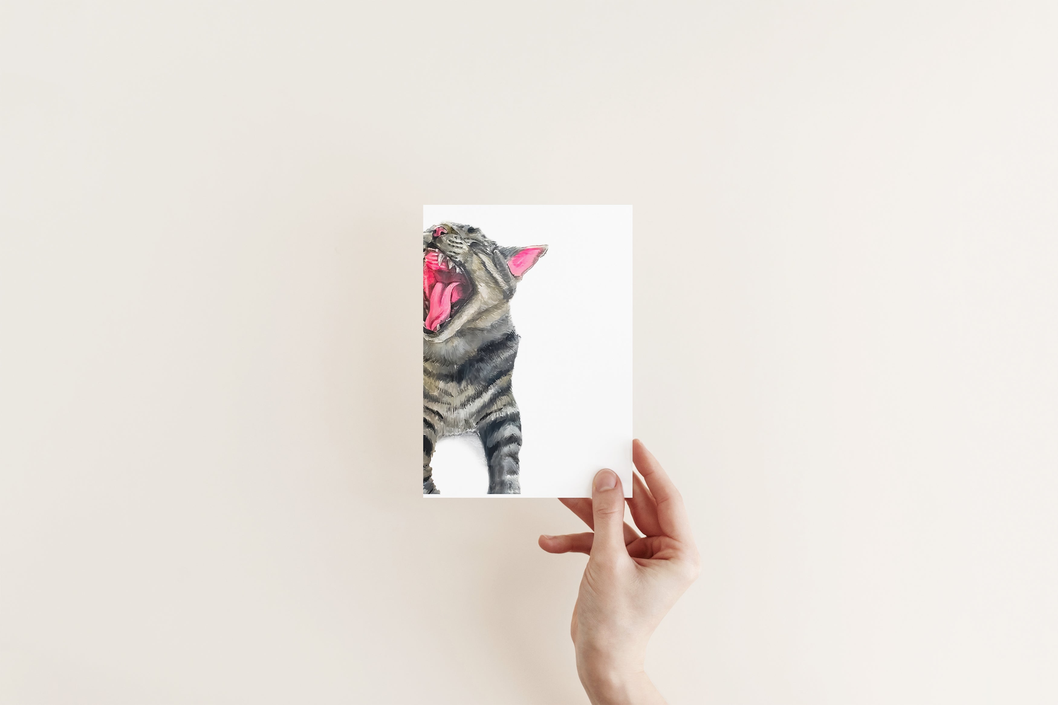 FIERCE KITTY Cards and Prints