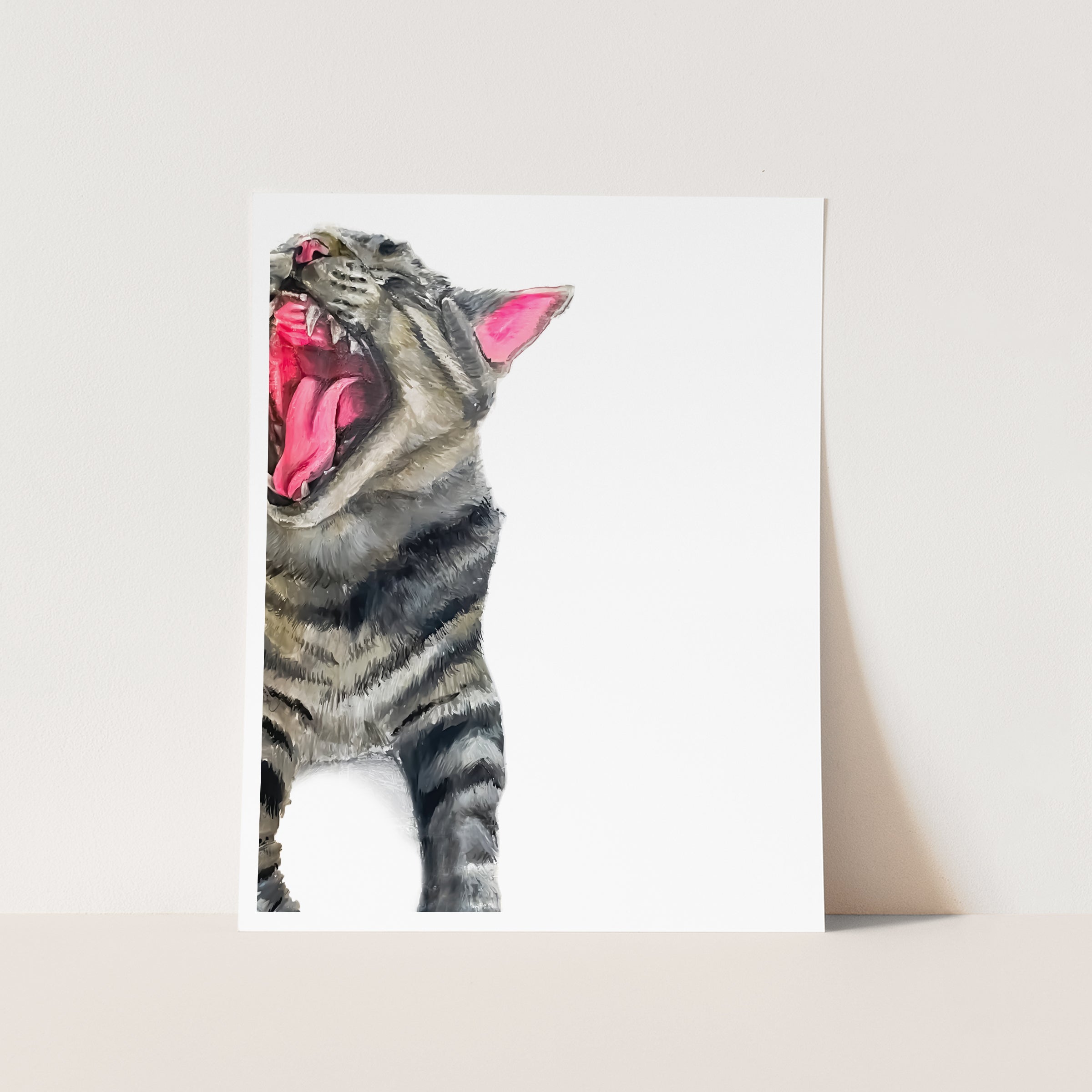 FIERCE KITTY Cards and Prints