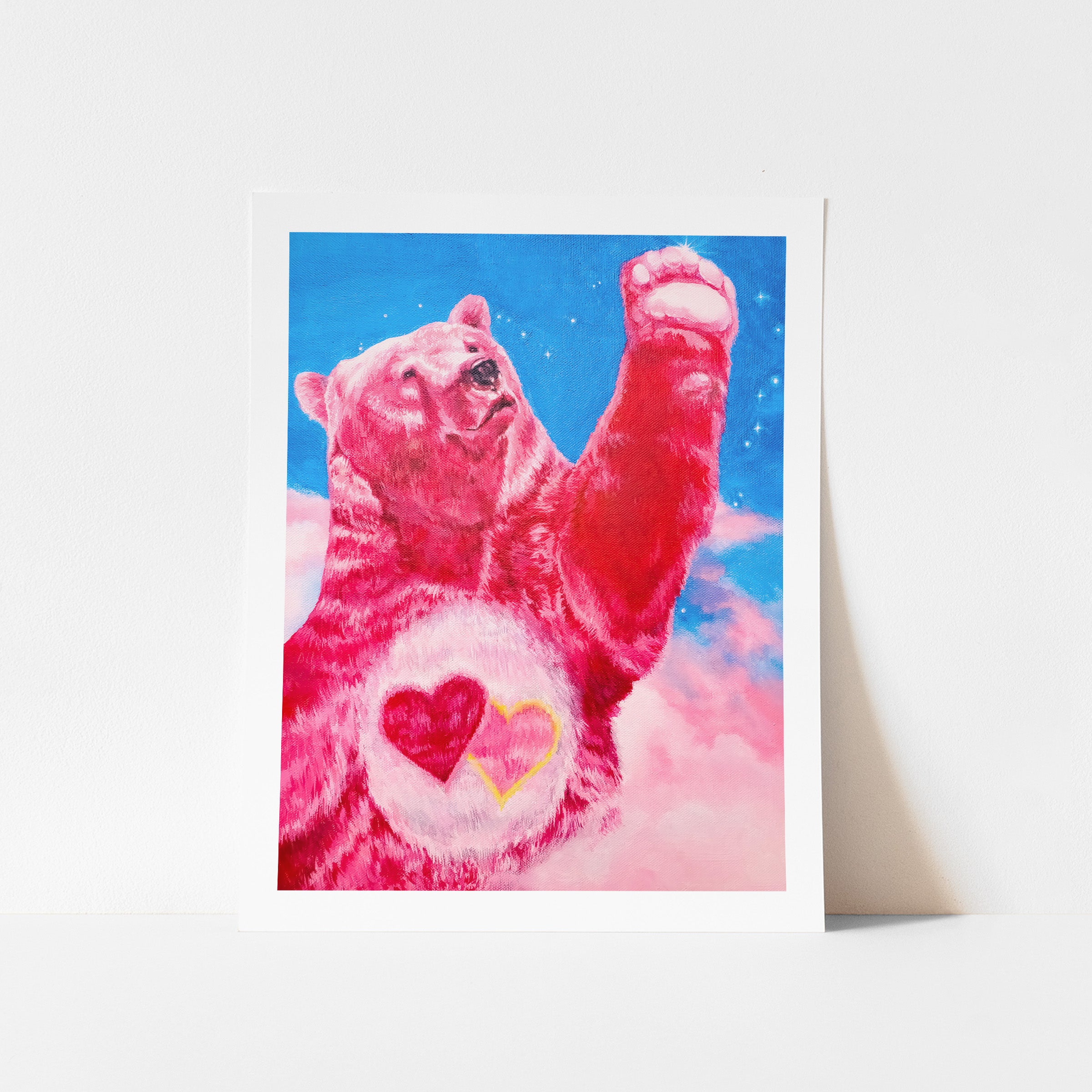 LOVE A LOT BEAR Care Bear Cards and Prints