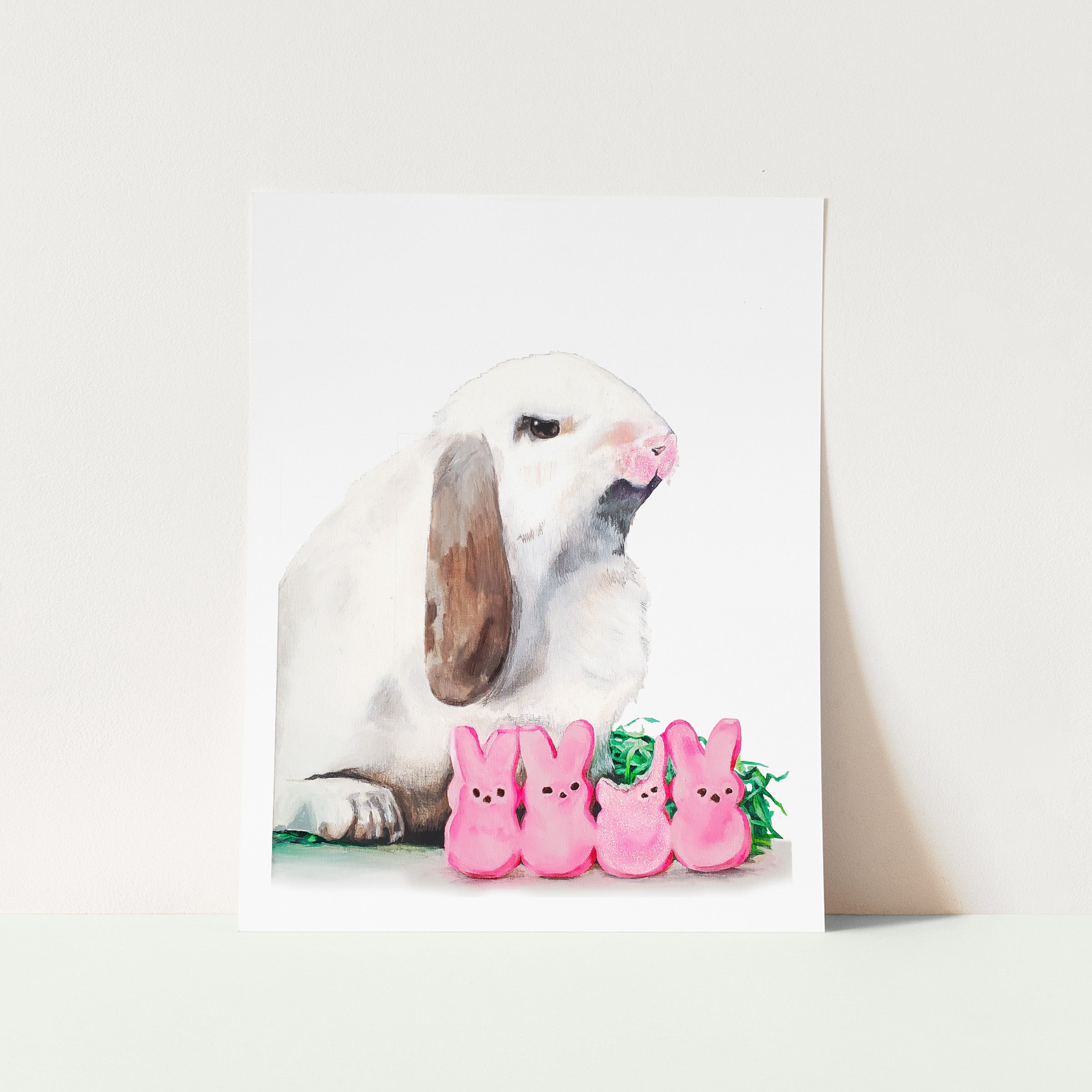 NOBODY LIKES THEM Easter Bunny Hating on Peeps Cards and Prints