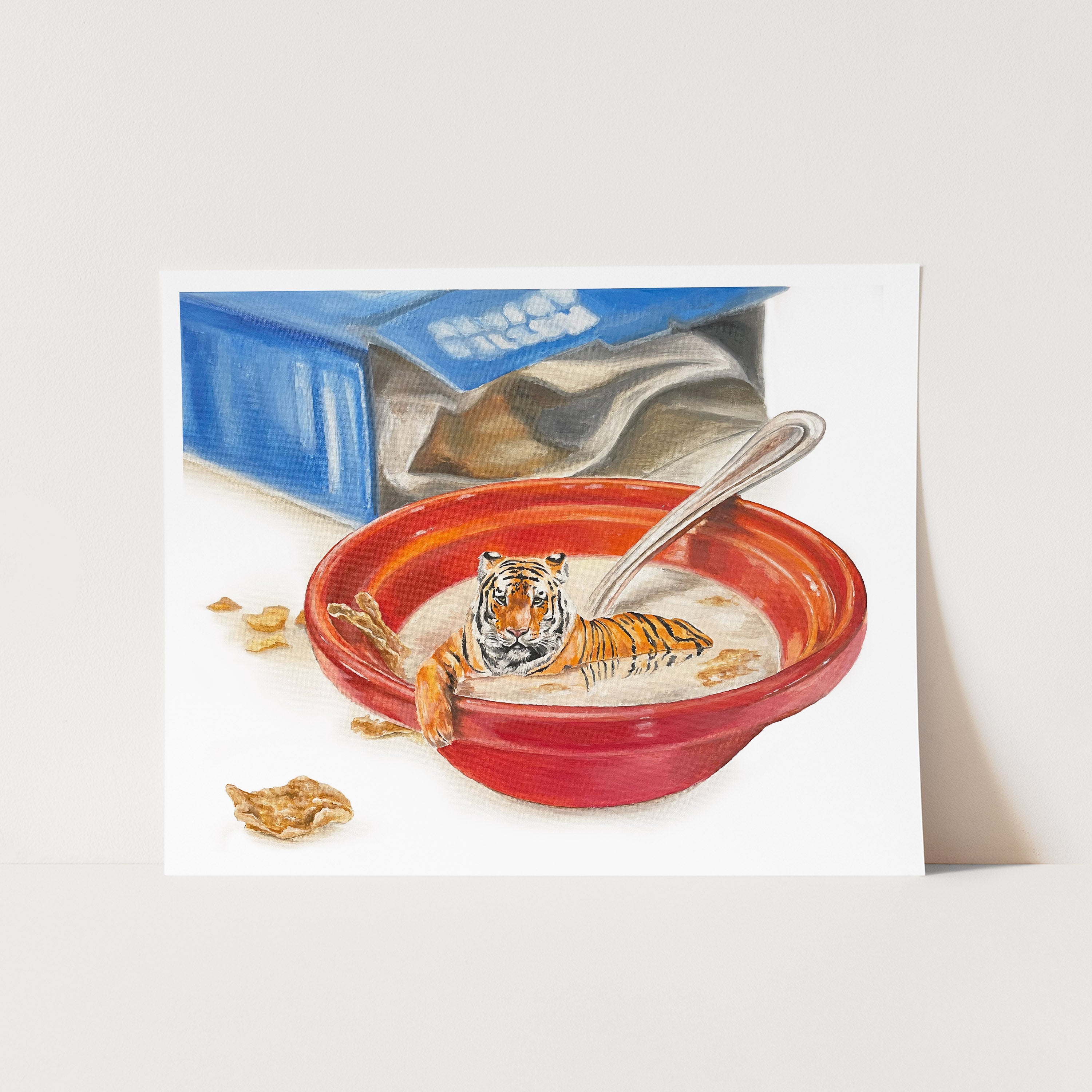 THEY'RE GREAT! Tiger Cereal Cards and Prints